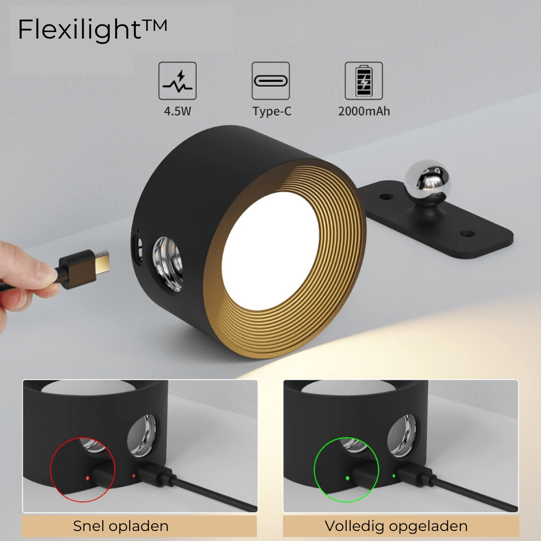 Wireless Rechargeable 360° Wall Light | Flexible LED Lighting | Adjustable Direction | Energy Efficient