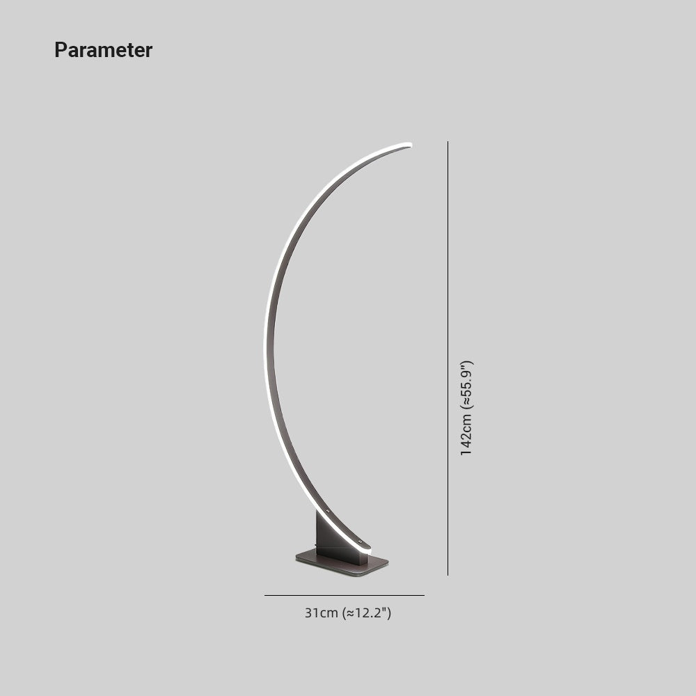 Pellavio LED-lampe | Moderne bue-design | Energieffektiv belysning | Perfekt til stue eller kontor | Høj kvalitet | Stemningsskabende lys