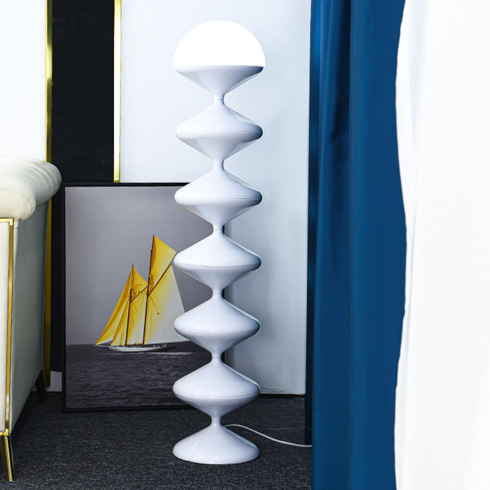 Velonia gulvlampe | Elegant og moderne belysning | Slankt design til stue og kontor | Stilfuld stemning | Holdbare