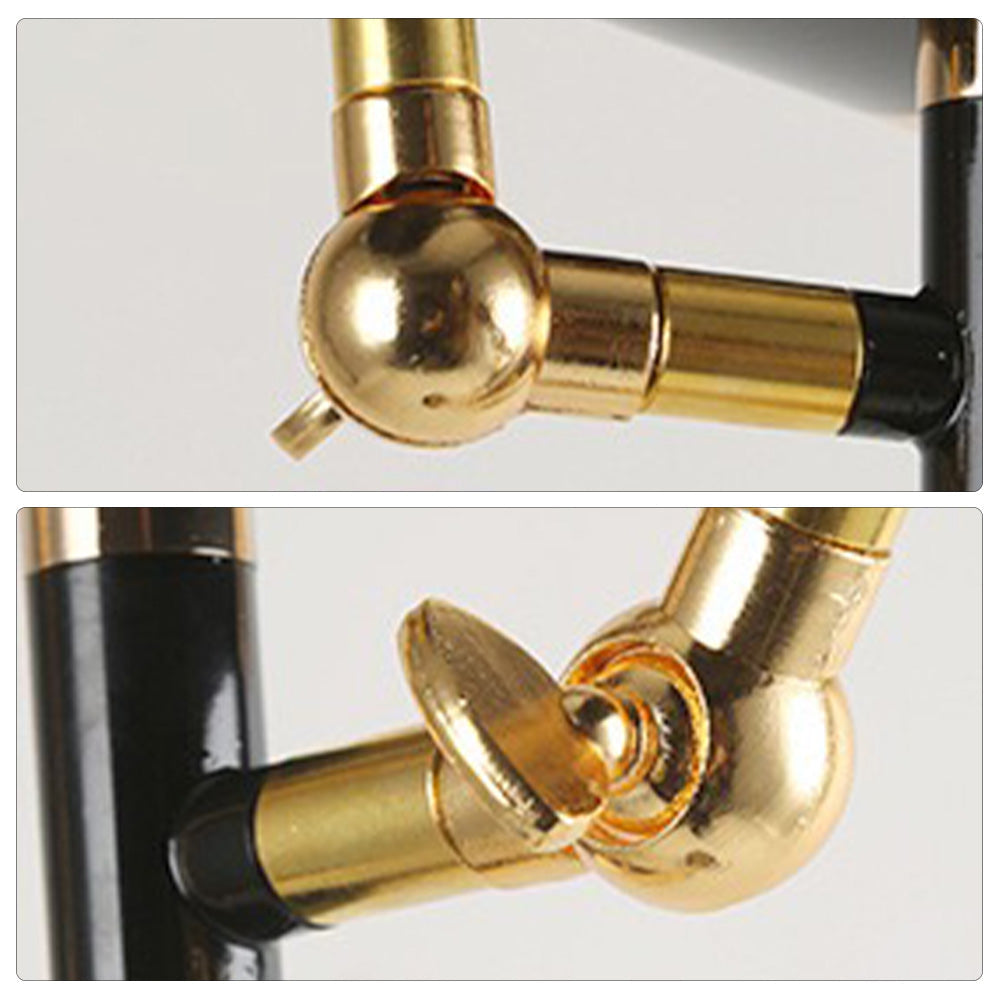 Cravione | Justerbar Gulvlampe med 3 Spotlights | Slankt Design | Industrielt Look | Optimal Fleksibilitet | Tidløs Stil | Perfekt til Læsehjørner