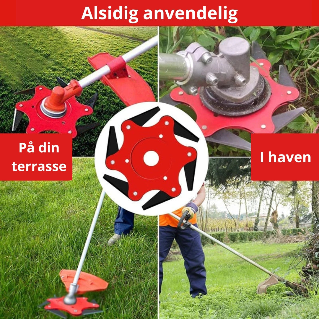 TrimForce | 6-klinget stålhoved til trimning uden