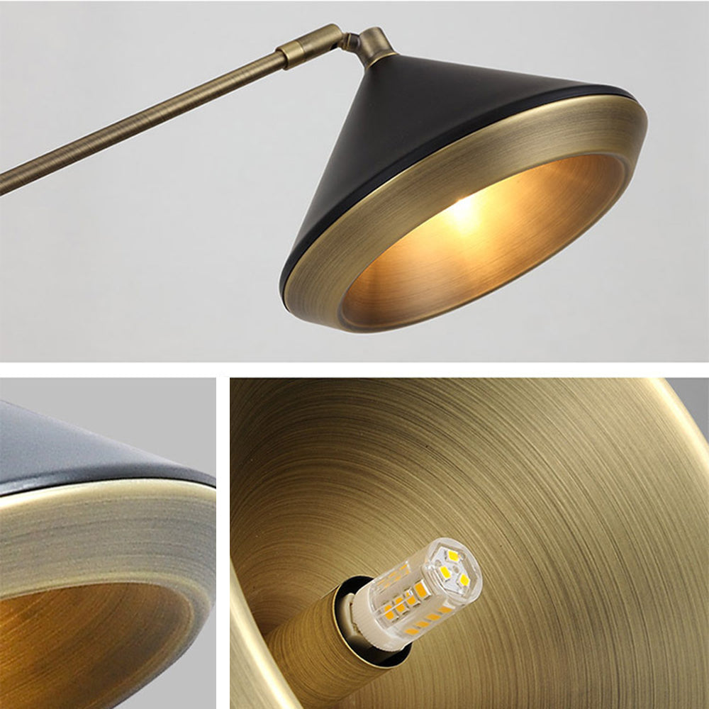 Castano | Justerbar arkitektonisk lampe | Moderne design | Industristil | Egnet til hjemmekontorer & stuer | Kvalitetsmaterialer | Robust base