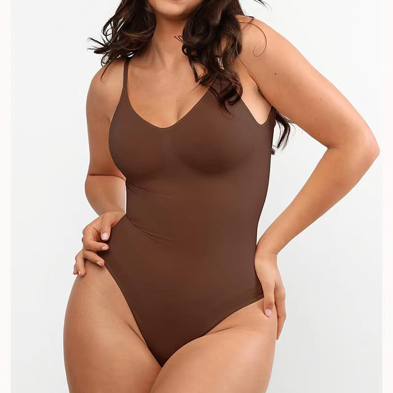 JUNA Bodyshaper V2 | Høj Talje | Meshpaneler | Justerbare Stropper | Tummy Control | Komfortabel Nylon-Blend | Usynlig Under Tøj | Formende og