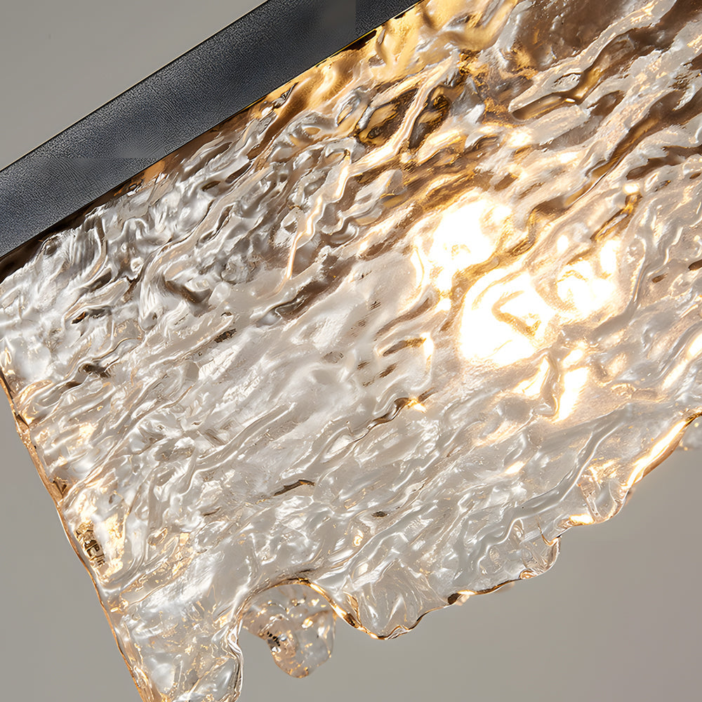 Glaslysekrone | Sort | Moderne stil | 3-trins farvetemperaturjustering | E27 lyskilde | Spisestue & Bar | 23 cm bred | 21 cm høj | Elektrisk