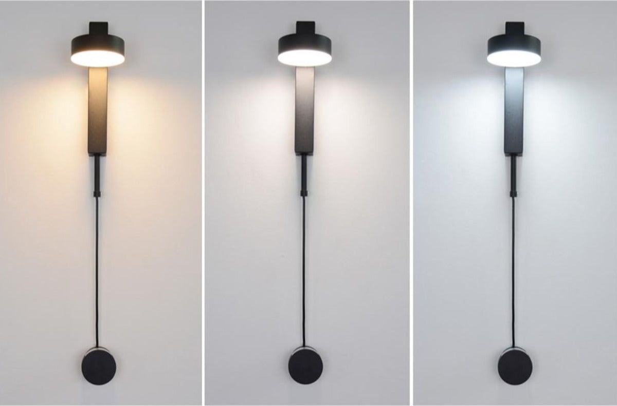 Celine væglampe | Dæmpbar | 360 graders rotation | Moderne design | Akryllampeskærm | H 28 cm | B 10 cm | 20W LED | 110lm | Fast kablet | Aluminium