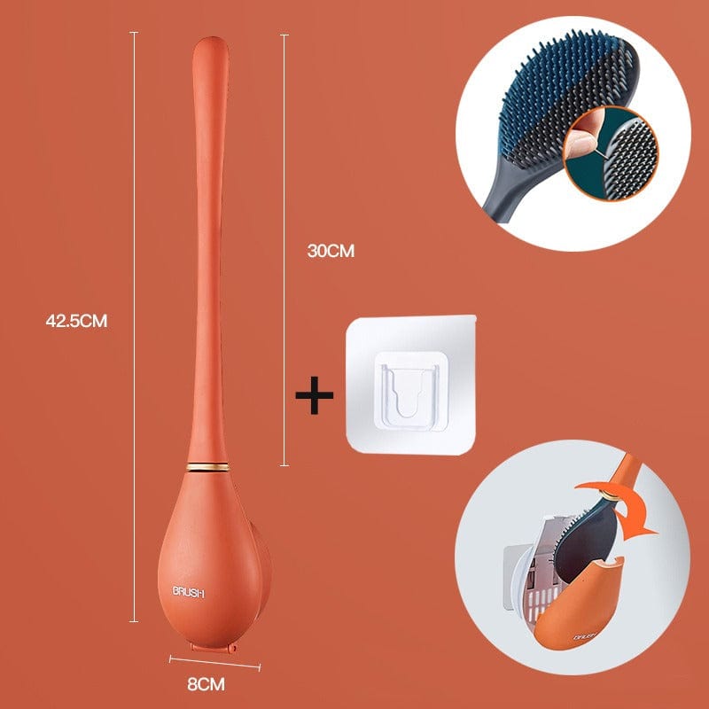 PureBrush | Elegant WC-børste med antibakterielt