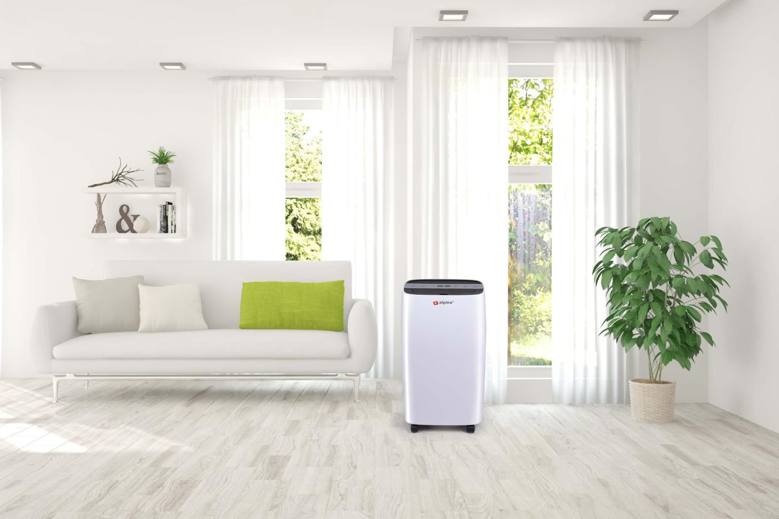 Alpina kraftigt Luftaffugter og Luftrenser 10L Per