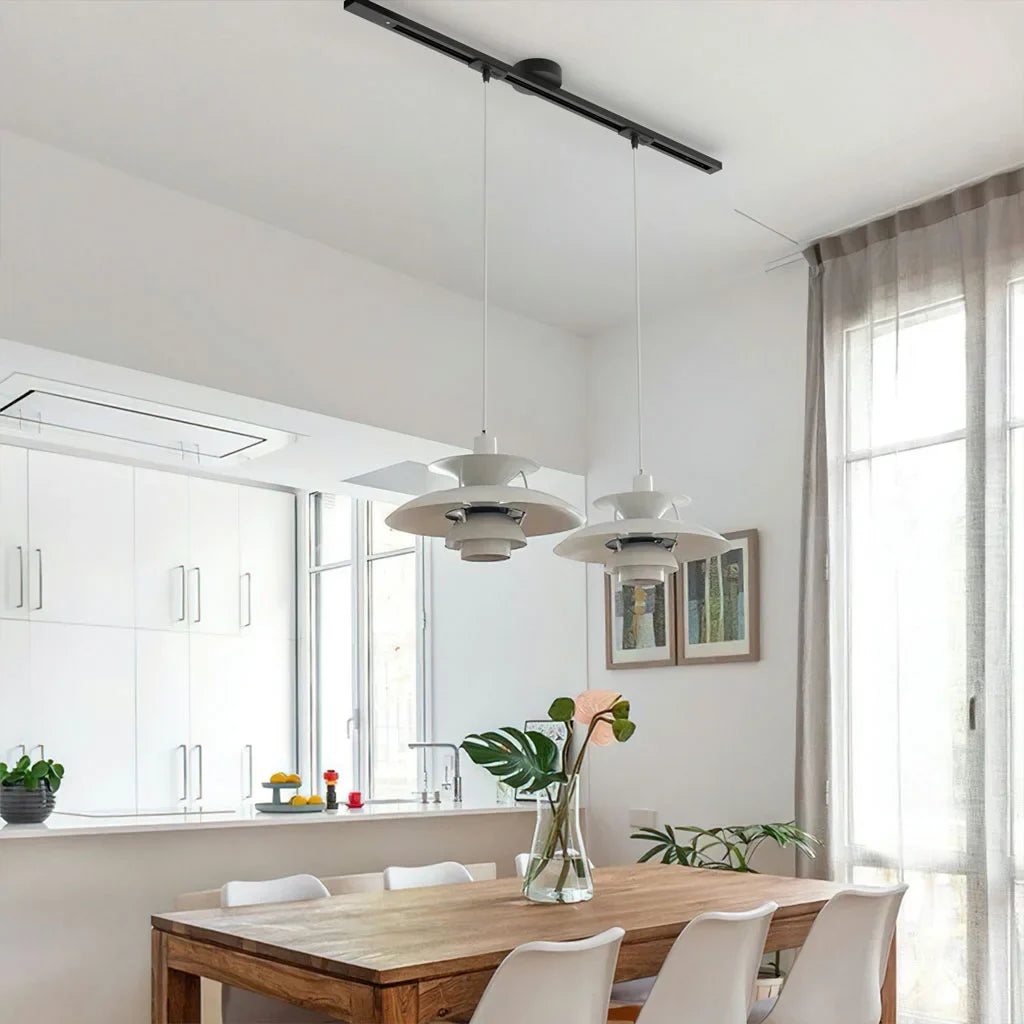 Morris | Justerbar Rotérbar Loftskinne | Ophæng til Pendellampe | Fleksibel