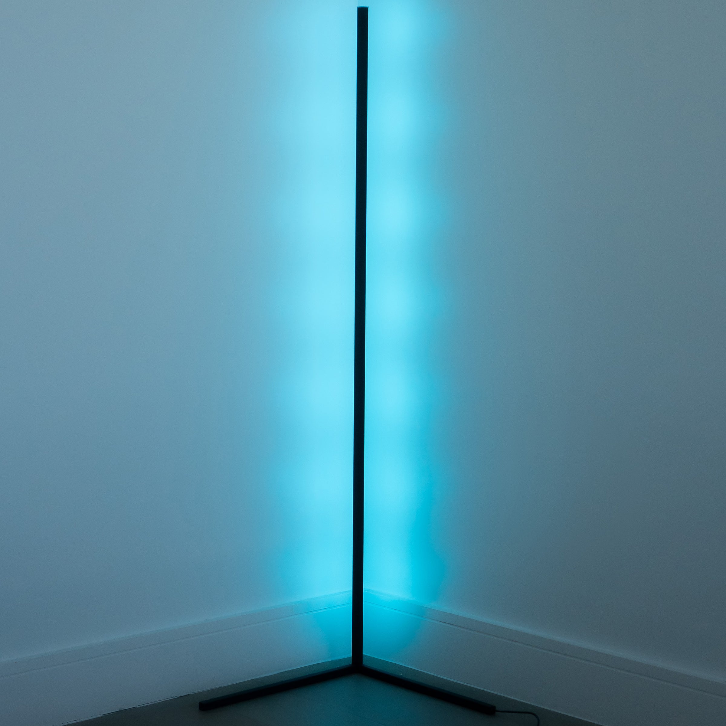 LED Corner Floor Lamp | Modern Lighting for Living Room, Bedroom, Office | Built-in LED