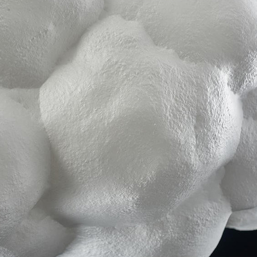 TranquilAura | Skyformet LED Lysekrone | Justerbar Lysstyrke | Høj Kvalitet PVC og Bomuld | Minimalistisk Design | 60x40 cm