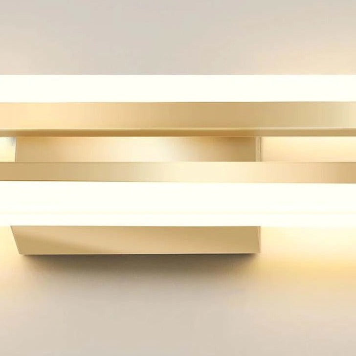 Moderne vægarmatur | LED lys | Slankt design | Stue, soveværelse, gang | Sort/guld | Energi-effektiv | Lang levetid | 3㎡-5㎡ | 15x10x5 cm | 111V~240V