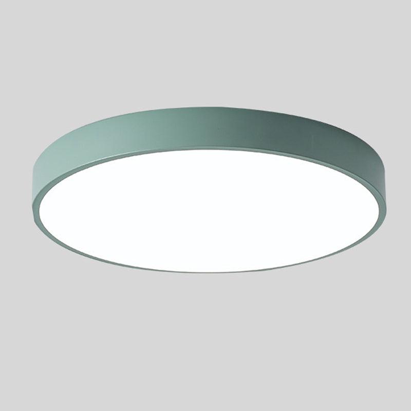 Træ LED Loftlampe | Cirkulær Design | Skandinavisk Stil | Metal + Akryl Materiale | 220V | 5-10m² Belysning | Ideel til Soveværelse Balkon Studie