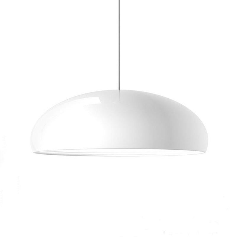Luminoir Celestia | Moderne LED Belysning | Rund Hængelampe | Hvidmetal | Elegant Design til Soveværelse og Stue | Diameter 35/45