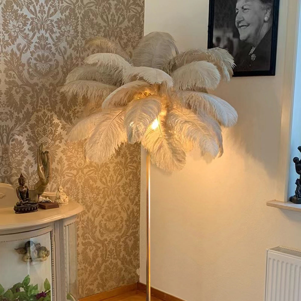 O'Moore | Elegant og Moderne Gulvlampe | Naturlig Inspiration | Høj Kvalitet Materialer | Effektiv Belysning | Til Stue, Soveværelse og
