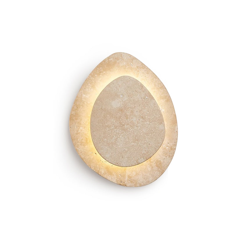 Clara | Travertine Wall Lamp
