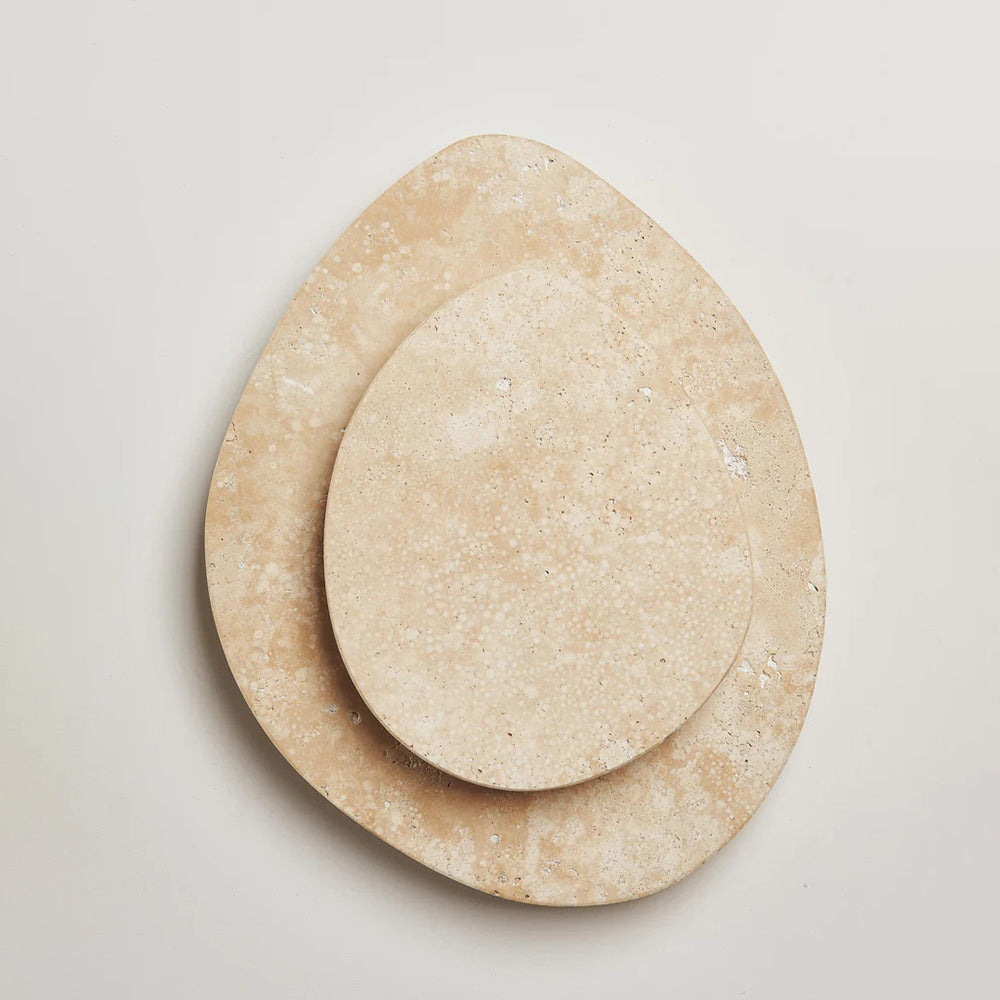 Clara | Travertine Wall Lamp
