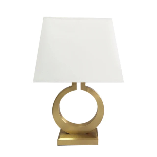 EliteShine | Moderne luksuslampe | Villa-inspireret | Guldaccenter | 56 cm høj | E27 | Jern & stof | Raffineret