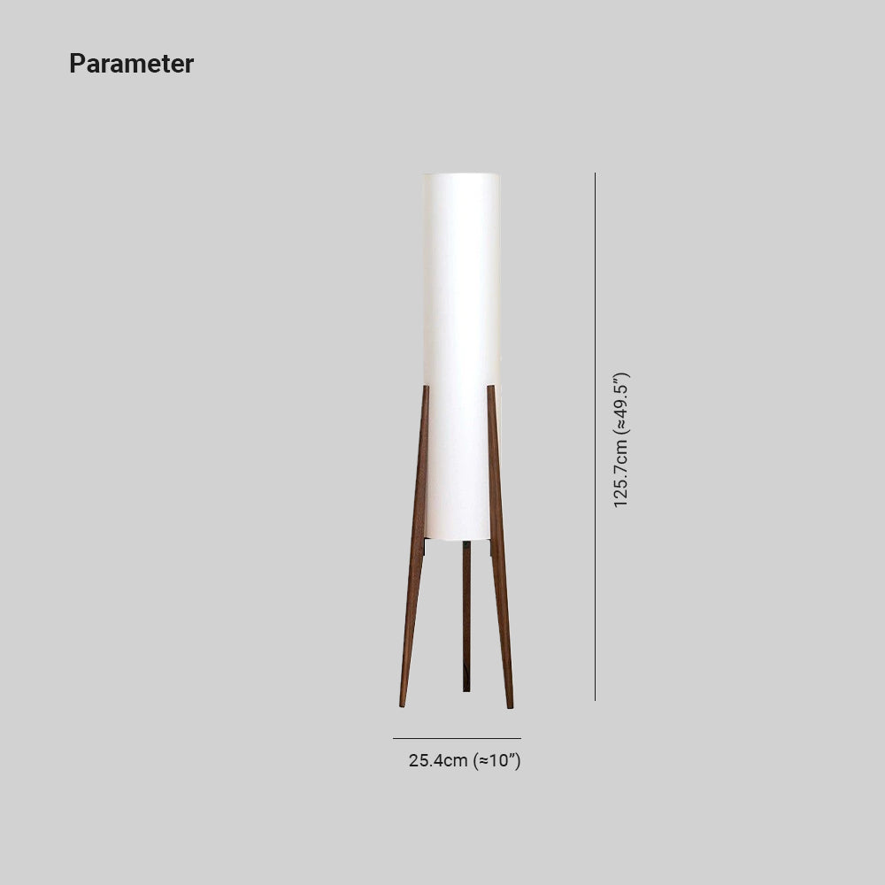 Moderne LED Lysstander | Glas & Træ Design | Brun | Perfekt til Soveværelse og Stue | 5 Lyskilder | IP20 | Samling
