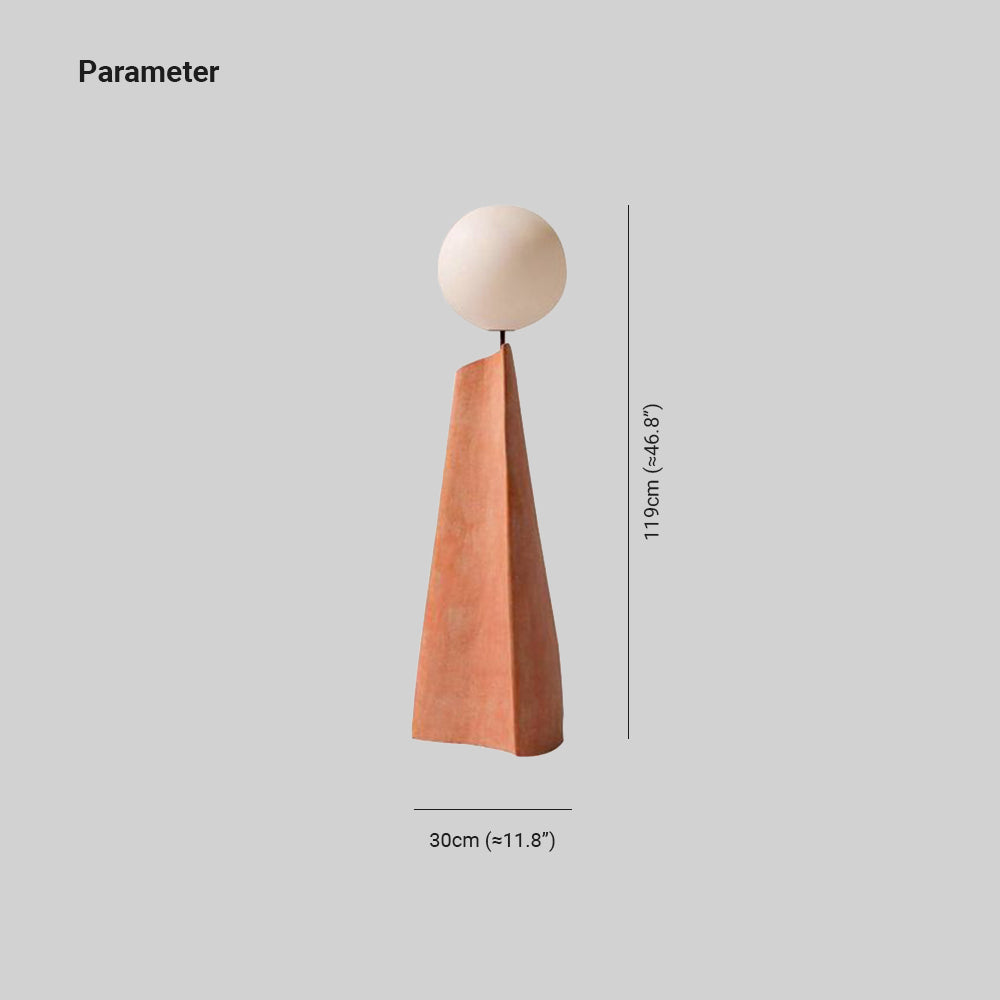 Carins Design LED Lampe | Rød/Brun Metal og Keramik | Stue og Spisestue | Moderne Stil | 5 Lys G9 | Inkluderet Lyskilde | IP20 | Indendørs