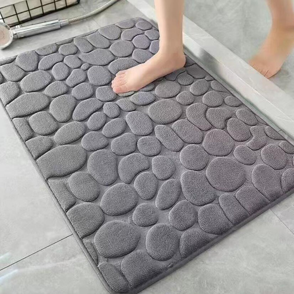 Absorberende Bademåtte med Skridsikker