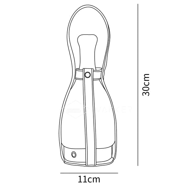 Bell Læder Glaslampe | Bærbar LED | Solar & USB Opladning | Luksus Design | Berøringskontrol | Til Køkken & Stue | Ø30