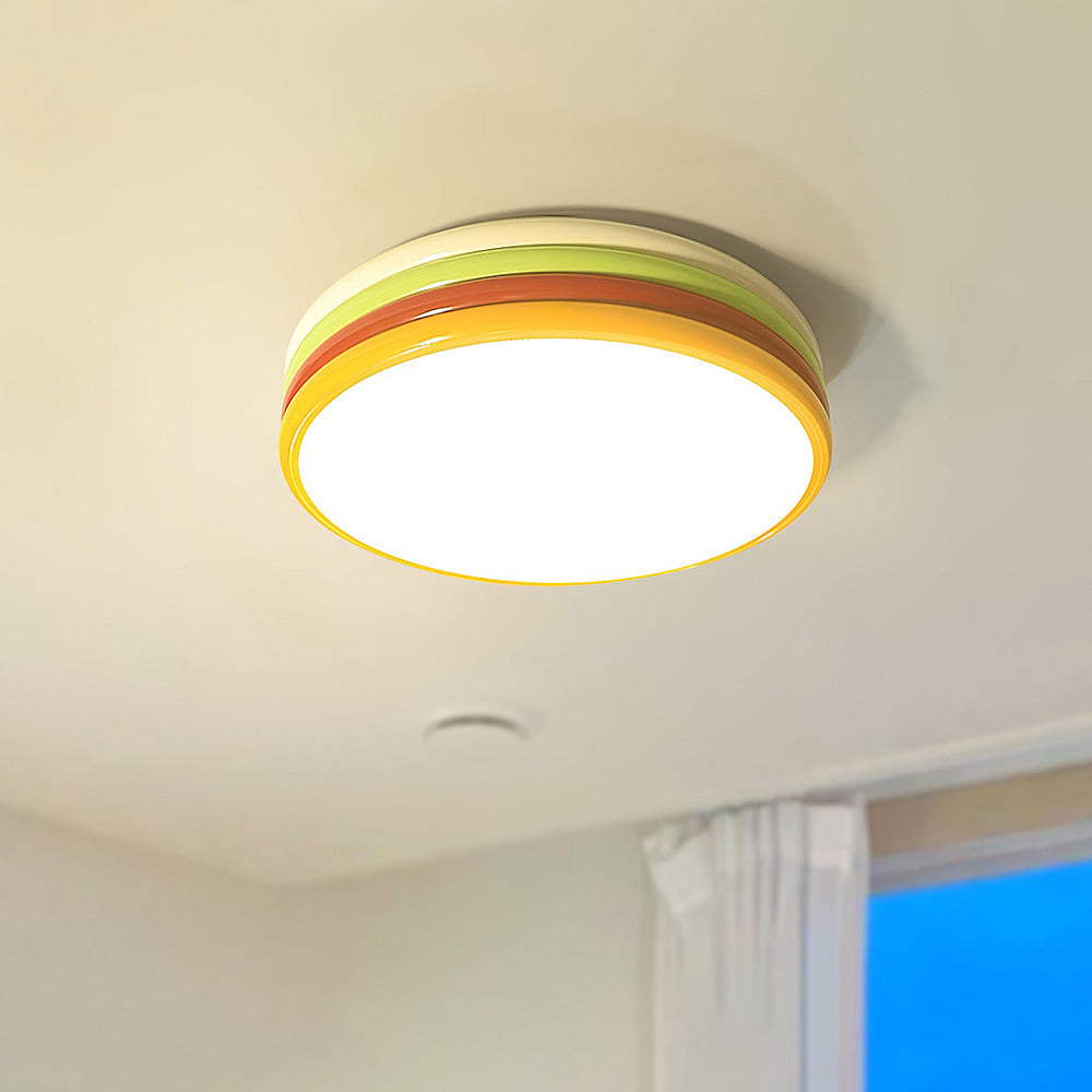 Moderne Kuppel-Lampe | Farverig Indretning | Diameter 30/40/50 cm | Jern & Akryl Materiale | Hvid Grøn Rød Gul | LED Tilpasning | CE UL Certificeret