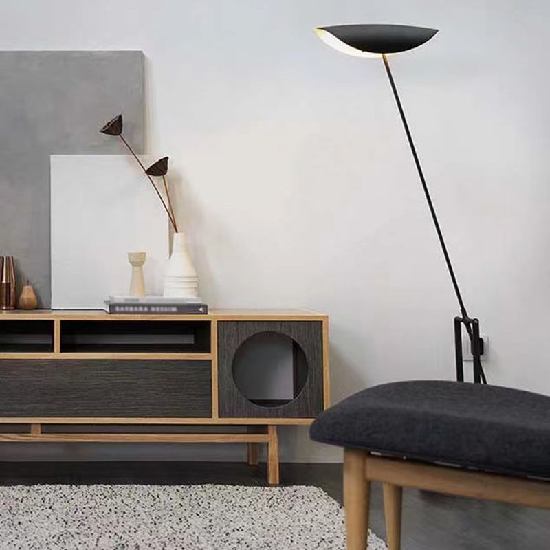 Feranvia | Moderne Gulvlampe | Tidssløst Minimalistisk Design | Stabil Base | Høj Kvalitet | Effektiv Belysning | Passer til Stue, Soveværelse,