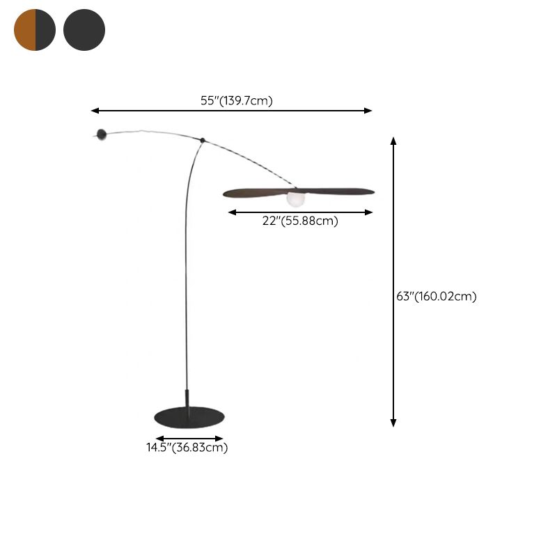 Rovenia | Slank Buelampe | Elegant Design | Moderne Interiør | Effektiv Belysning | Høj Kvalitet | Perfekt til Stue og Kontor | Let