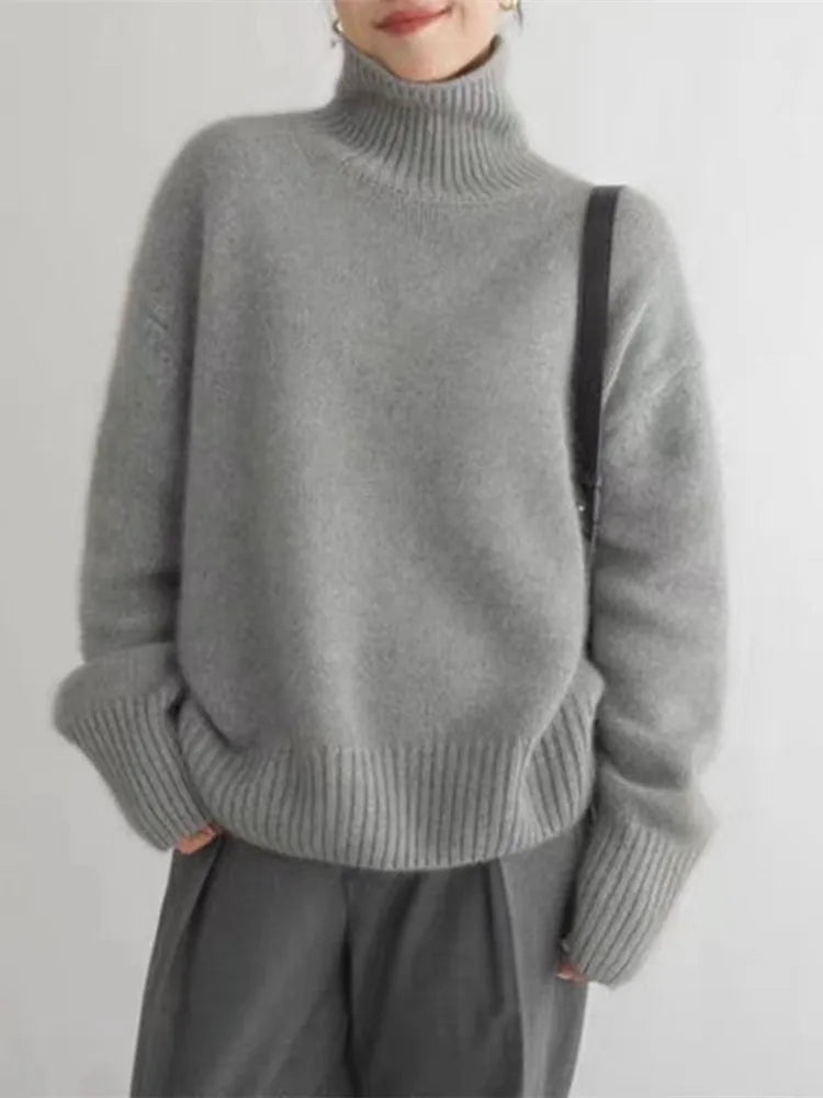 Aada Turtleneck | Luksuriøs Kashmir | Tidløs Design | Blød Komfort | Alsidig til Hverdag og Fest | Flere
