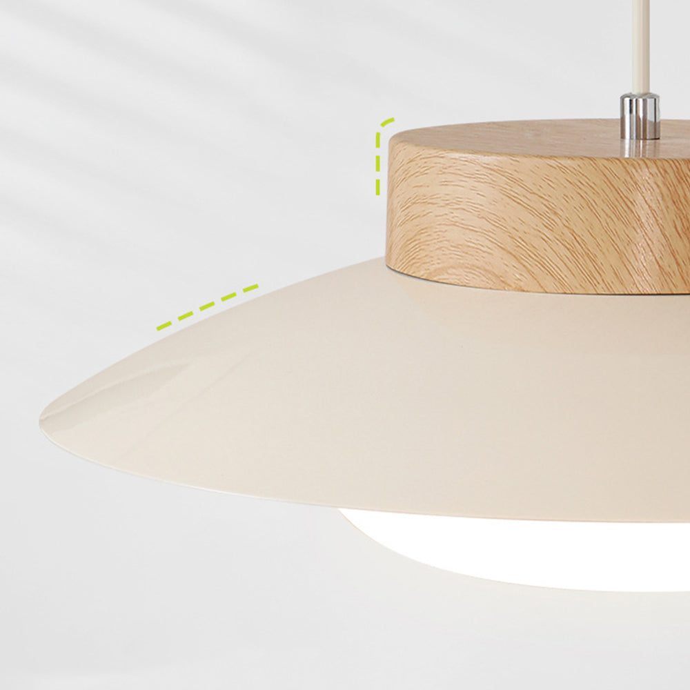 Kreativ risskålsinspireret pendel | Jern og akryl | LED lys | Til stue, spisestue eller køkken | Ø35 cm | Elegant design | Moderne indretning