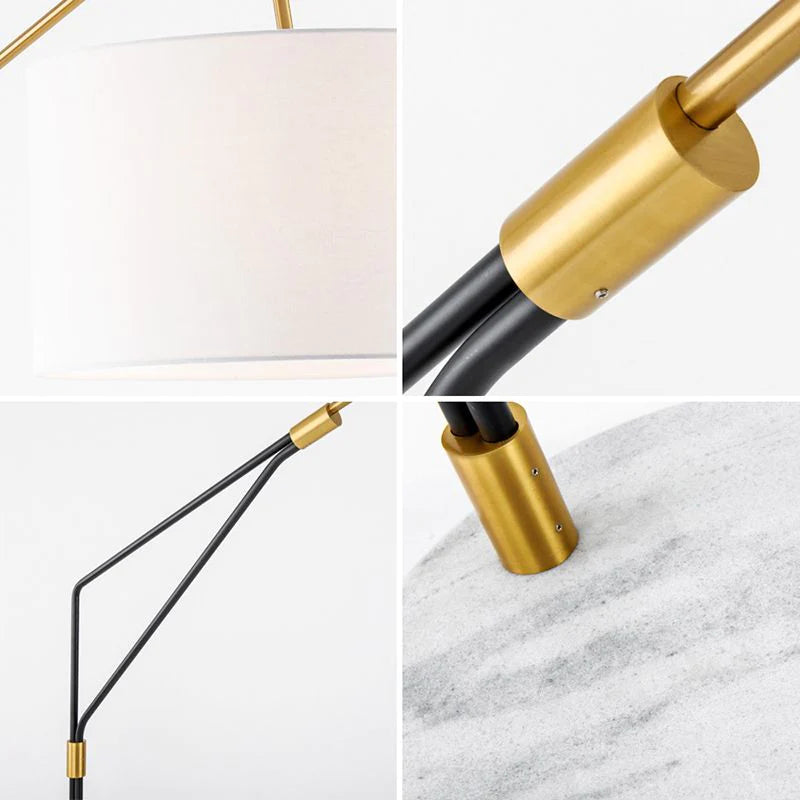 Soventina | Stilren gulvlampe | Modernistisk design | Effektiv belysning | Stabil base | Materialer af høj kvalitet | Elegant look til stue,