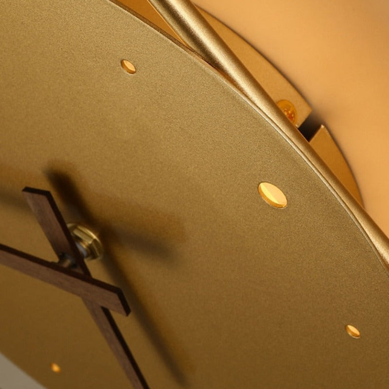 LED Væglampe | Moderne Ur Design | Sort Metal | Indendørs Belysning | Børneværelse | Stue | Soveværelse