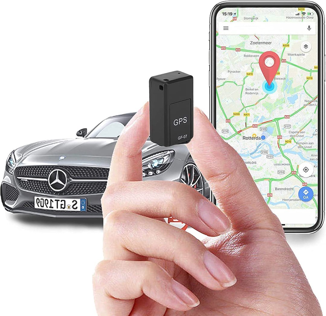 Magnetisk Mini GPS-Tracker | Real­tidspositionering & Global Dækning | Lang Batteritid | Sort | ABS-plast | Vattentålig & Nem Installation