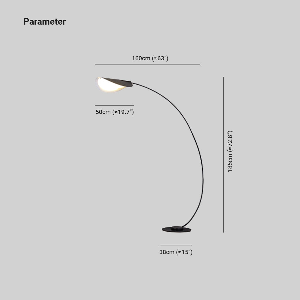 Trenillo Moderne Gulvlampe | Minimalistisk Design | Holdbar Konstruktion | Effektiv Belysning | Elegant og Stilfuld Opgradering til Stue eller