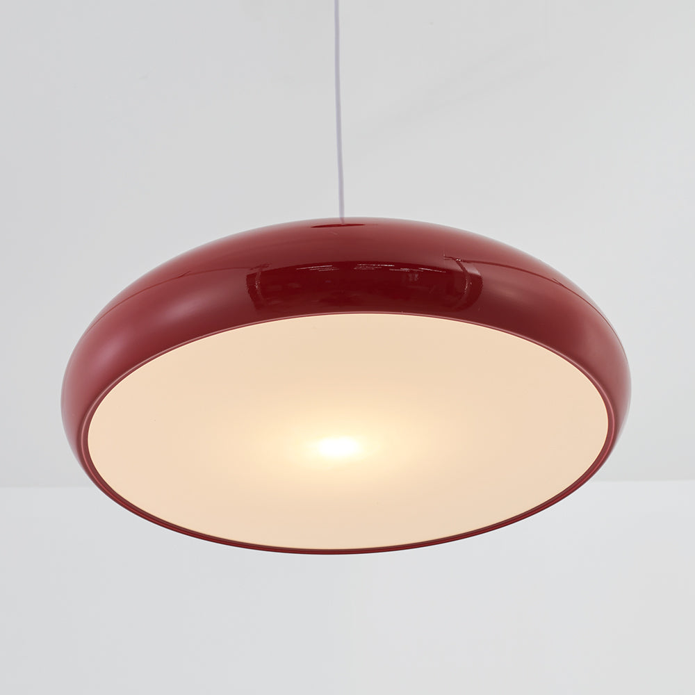 Luminoir Celestia | Moderne LED Belysning | Rund Hængelampe | Hvidmetal | Elegant Design til Soveværelse og Stue | Diameter 35/45