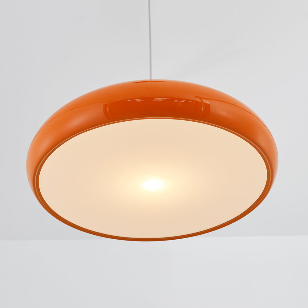 Luminoir Celestia | Moderne LED Belysning | Rund Hængelampe | Hvidmetal | Elegant Design til Soveværelse og Stue | Diameter 35/45