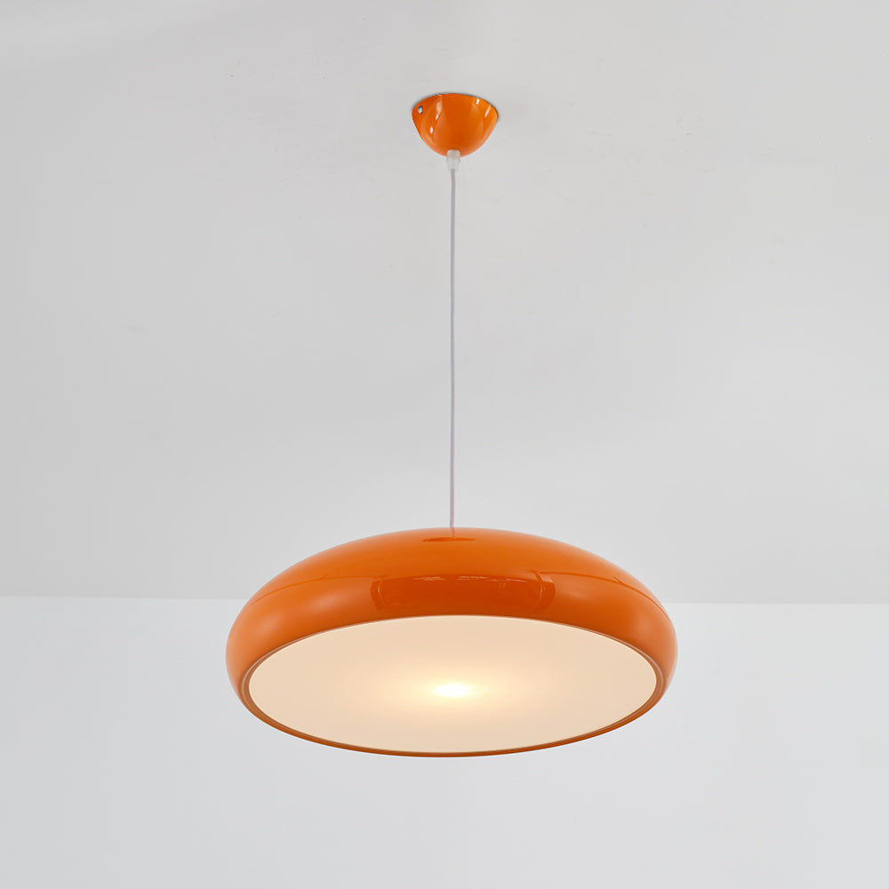 Luminoir Celestia | Moderne LED Belysning | Rund Hængelampe | Hvidmetal | Elegant Design til Soveværelse og Stue | Diameter 35/45
