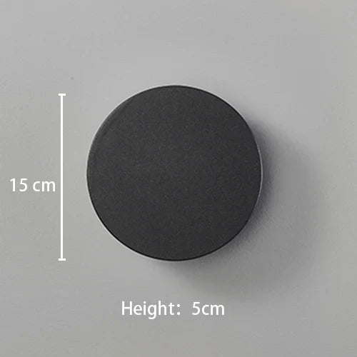 LumiNova Væglampe | LED Udendørs Belysning | IP65 Vandtæt | Energieffektiv | Moderne Design | 15cm x 5cm Aluminium | Til Udendørsbrug