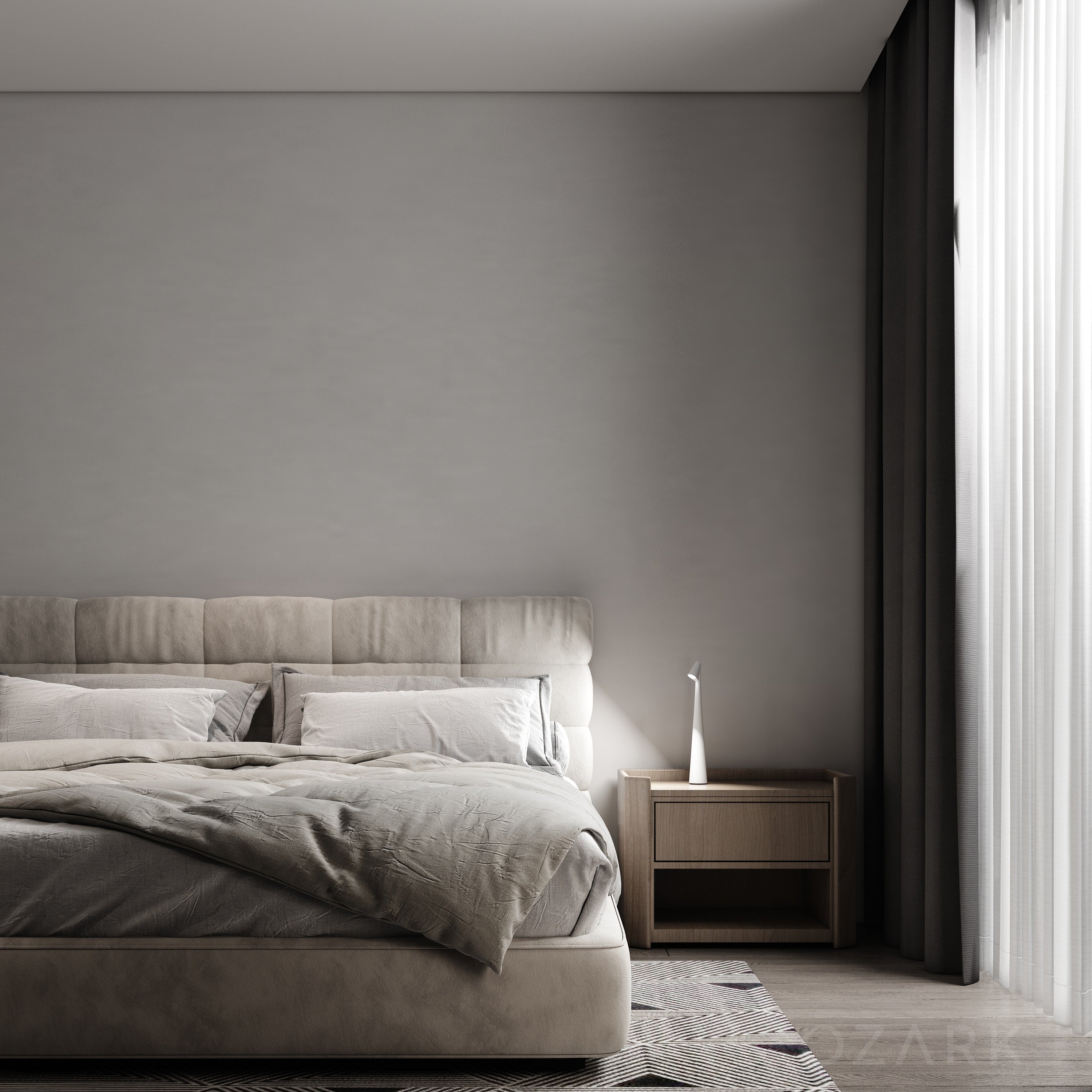 Lumi Slim | Genopladelig Bordlampe | Slankt Moderne Design | Aluminium | LED | 35 cm Høj | Fås i Grå, Sort & Hvid | 1800mAh Batteri | 160 Lumen