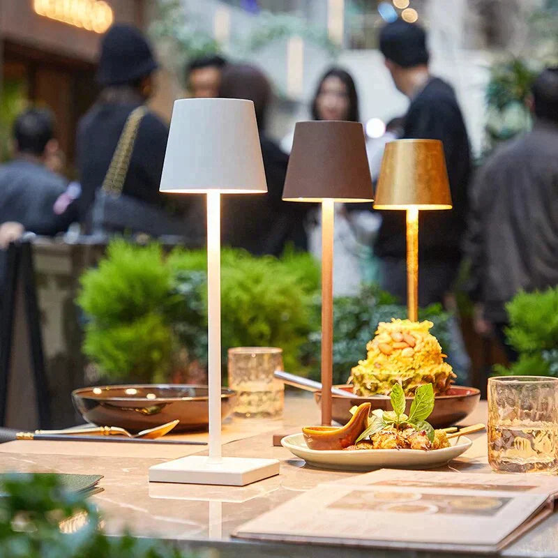 LuxoLite | Elegance i Trådløs LED Bordbelysning | Stilfuld og Genopladelig Lampe | Atmosfærisk Varme i Høj Kvalitet | Perfekt Til Enhver Bolig | Stil