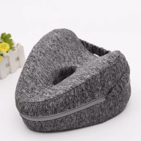 Knæpude der aflaster knæ, ryg &amp; hofte - memory skum 25x21x13 cm. m/aftageligt betræk