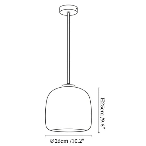 Beatrice | Glass Pendant