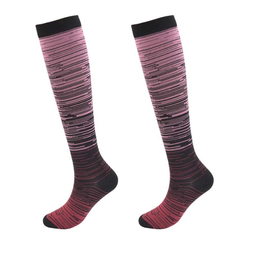 Støttestrømper / kompressionsstrømper - Melerede - flere flotte