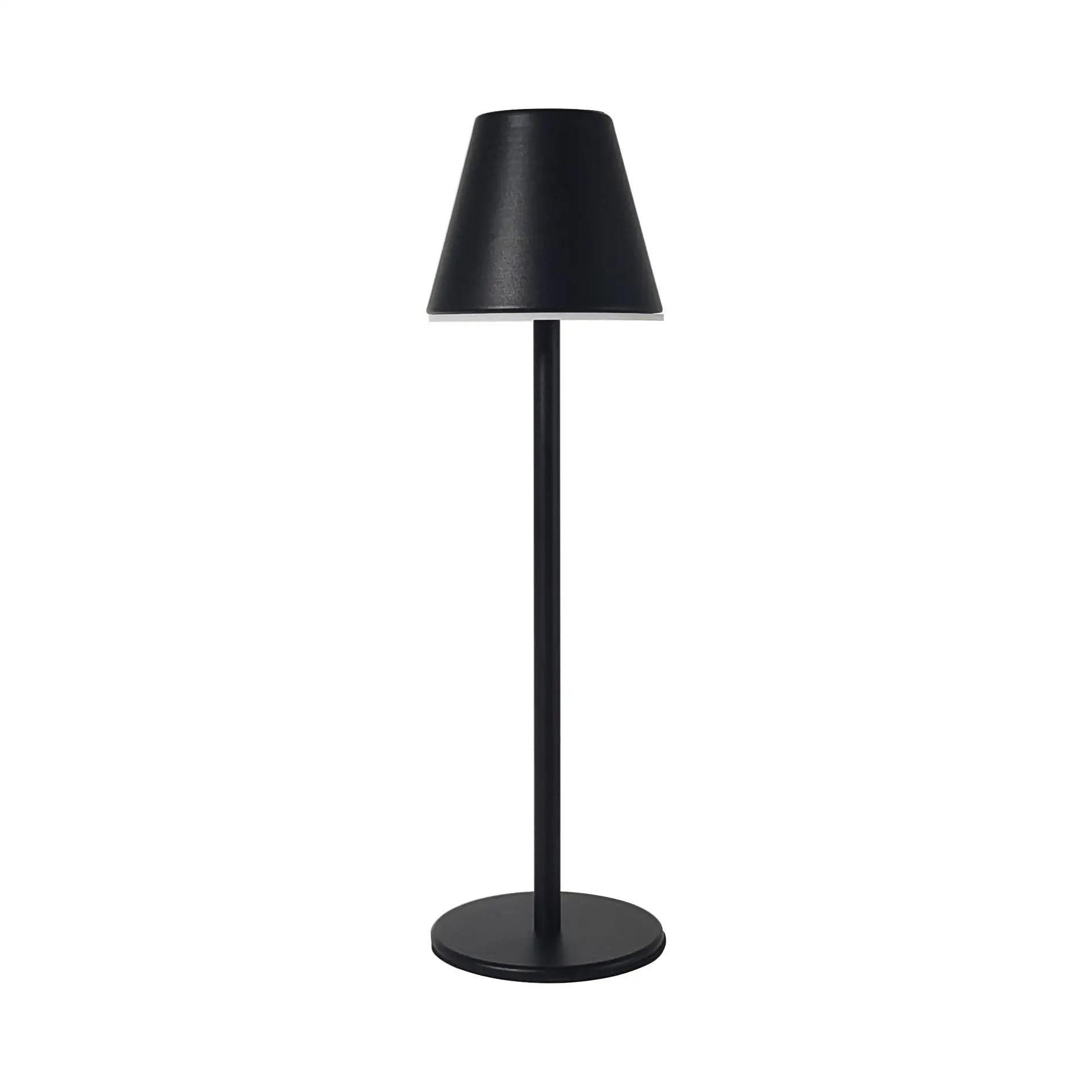 LumiGlide | Trådløs LED Lampe | Genopladelig | Justerbar lysstyrke | Jern og akryl | USB-opladning | 35x10 cm | Ideel til hjem og