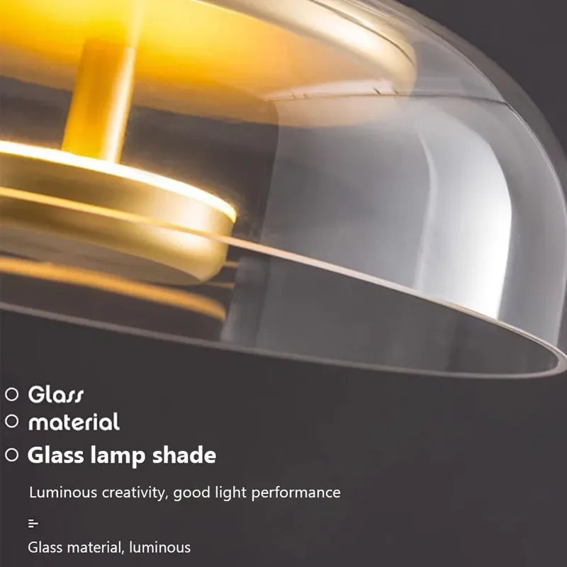 CityLuxe LED Pendel | Moderne Design | Justerbar Højde | Energieffektiv Belysning | Metal & Glas | 90-240V | Passer til Stue, Spisestue eller Køkken