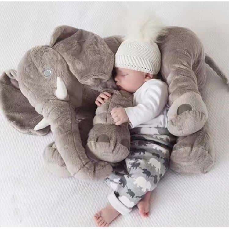 Elefant krammebamse 30 eller 50 cm. (kramme