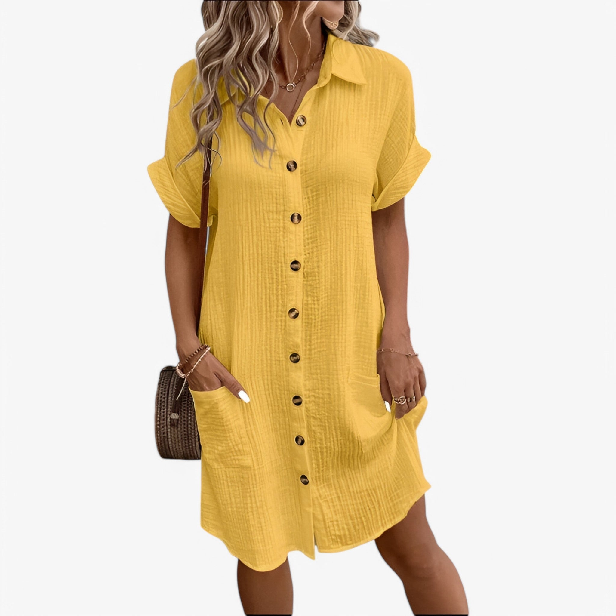 Olivia | Sommerkjole i bomuld - Let og