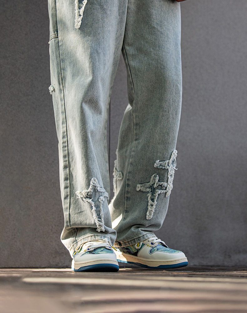 V. Gogh 'Starry Night' kunstinspirerede sneakers | Komfortabel design til daglig