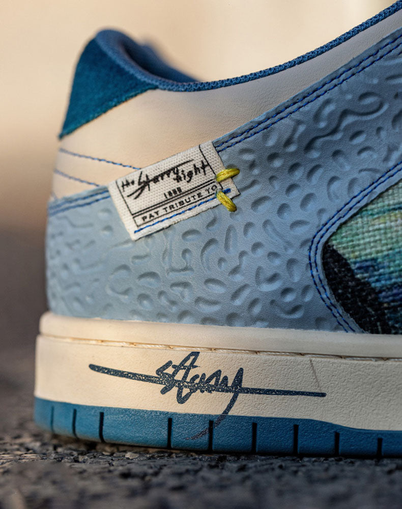 V. Gogh 'Starry Night' kunstinspirerede sneakers | Komfortabel design til daglig