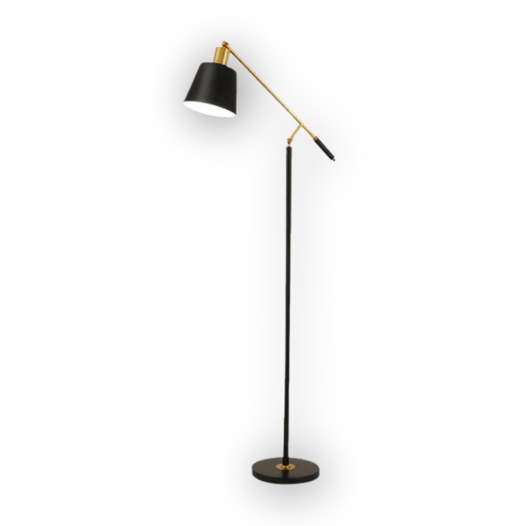 Sorentine | Elegant og Justerbar Gulvlampe | Moderne Design | Holdbar Konstruktion | Optimal Belysning til Stue, Soveværelse eller